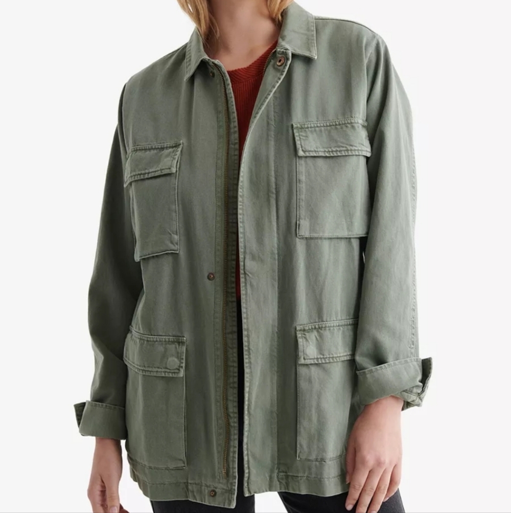 Lucky Brand Women's Line Up Military Inspired Jacket Size XL NWT